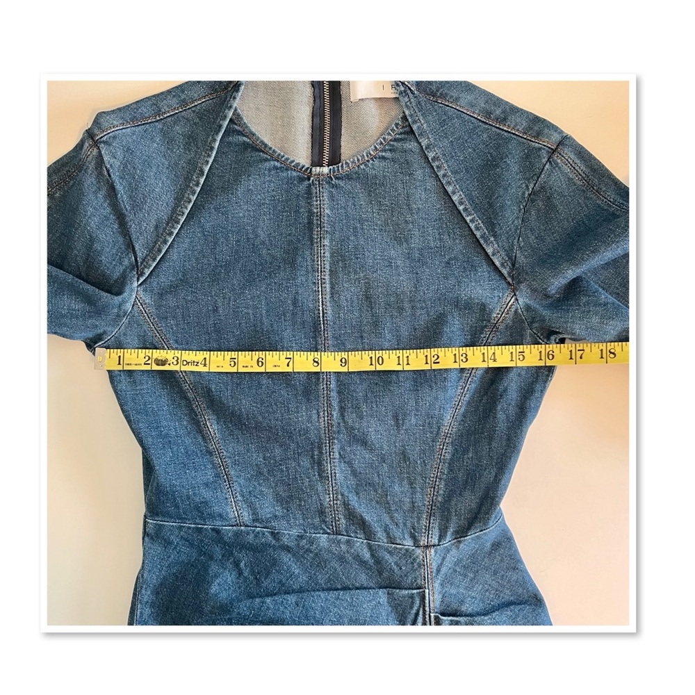 IRO Lenay Pleated Denim Mini Dress - Picture 10 of 14